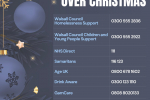 support services over Christmas