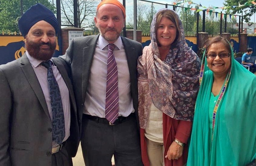 Visiting Sikh community