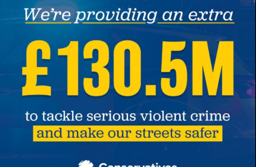 £130.5 to tackle violent crime