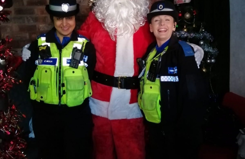 Willenhall Police with Santa