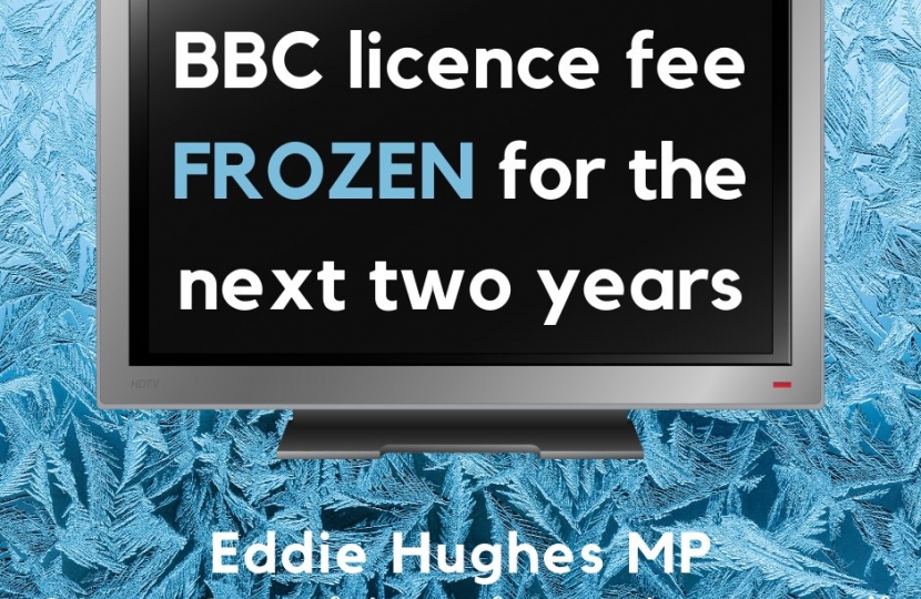 BBC License Fee Frozen