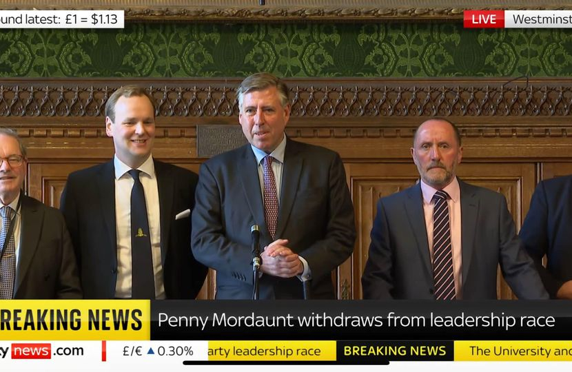 Eddie with Sir Graham Brady and the 1922 Committee