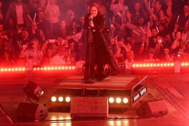 Ozzy performing