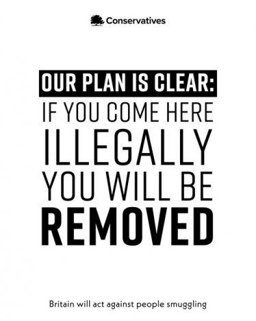 If you come here illegally you will be removed