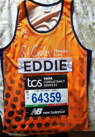 Eddie Hughes London Marathon